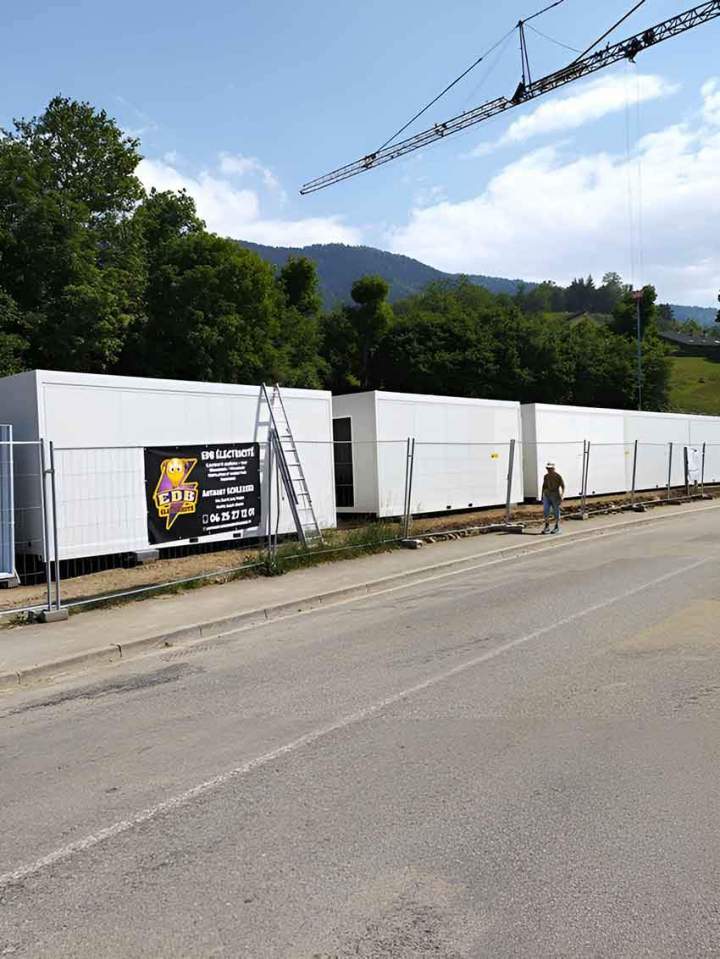 Travaux d'éléctricité pour les grands chantiers Saint-Jeoire